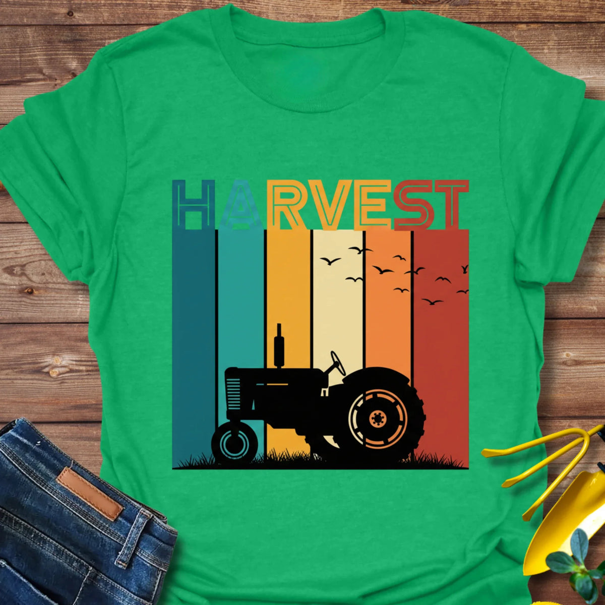 Harvest Tractor T-Shirt product image 5