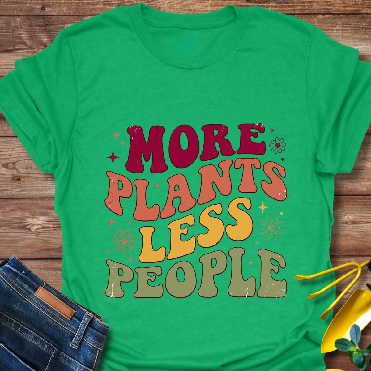 More Plants Less People T-Shirt product image 5