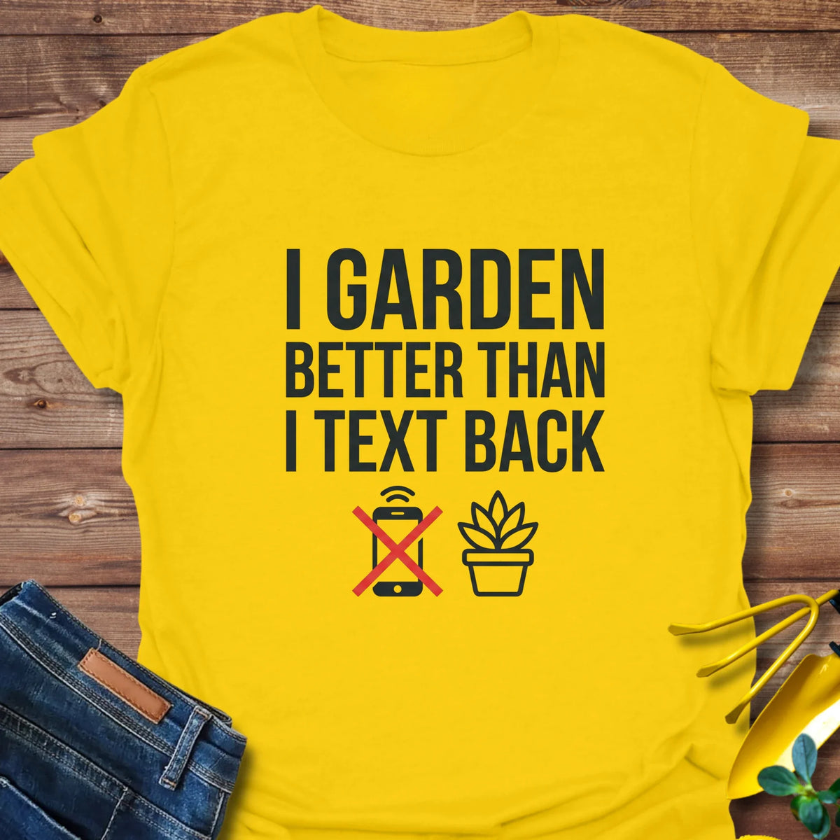 Garden Text T-Shirt product image 2