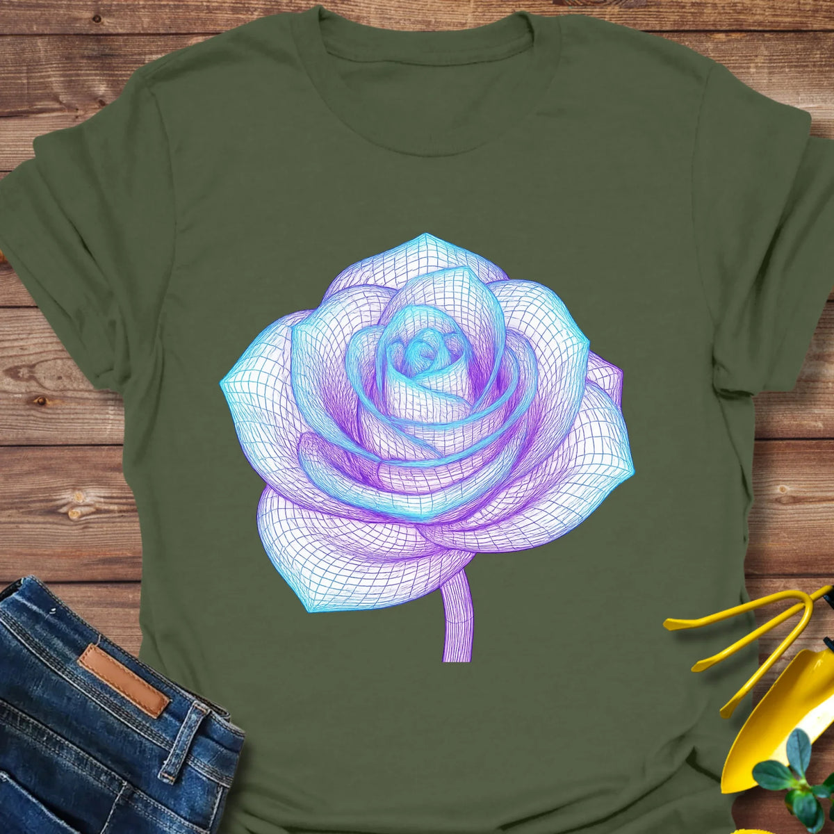 3D Flower T-Shirt product image 4