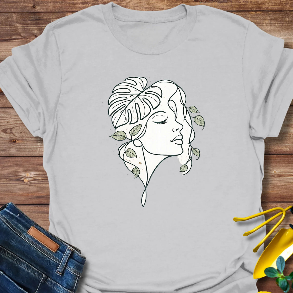 Floral Face T-Shirt product image 5