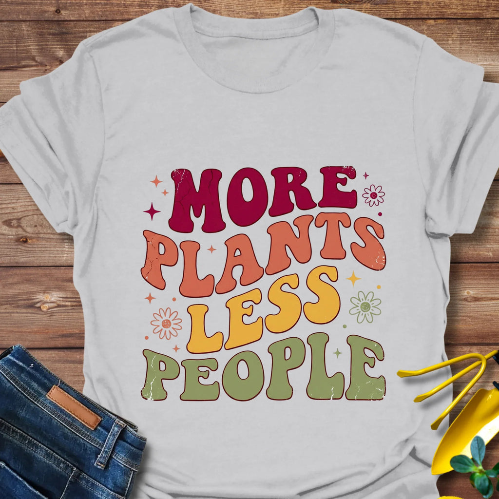 More Plants Less People T-Shirt product image 6