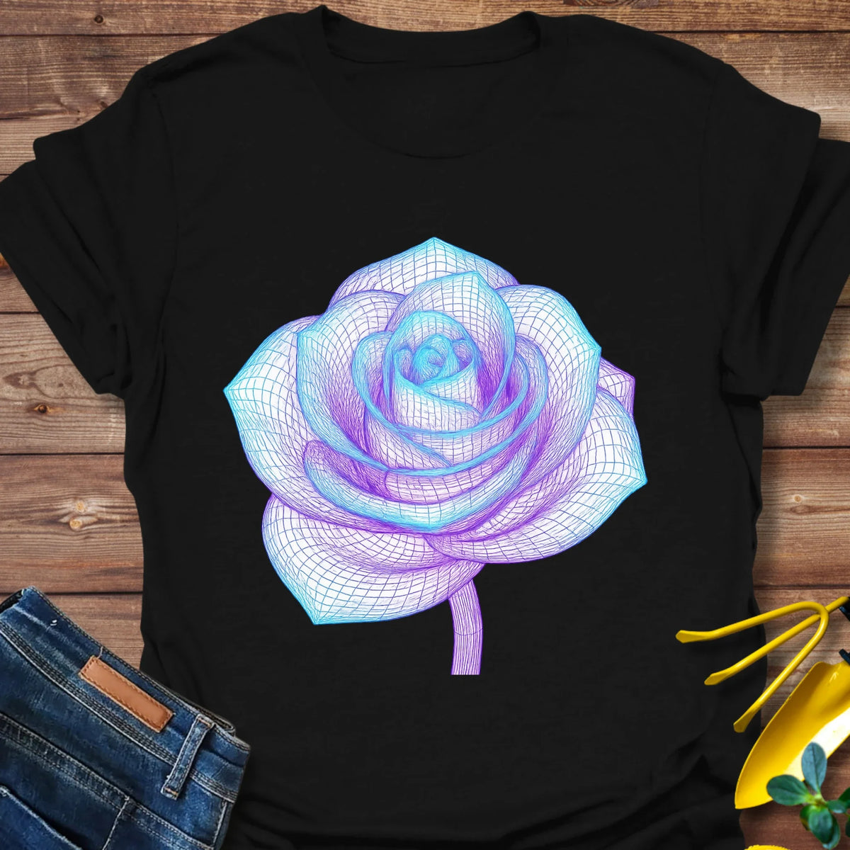 3D Flower T-Shirt product image 3