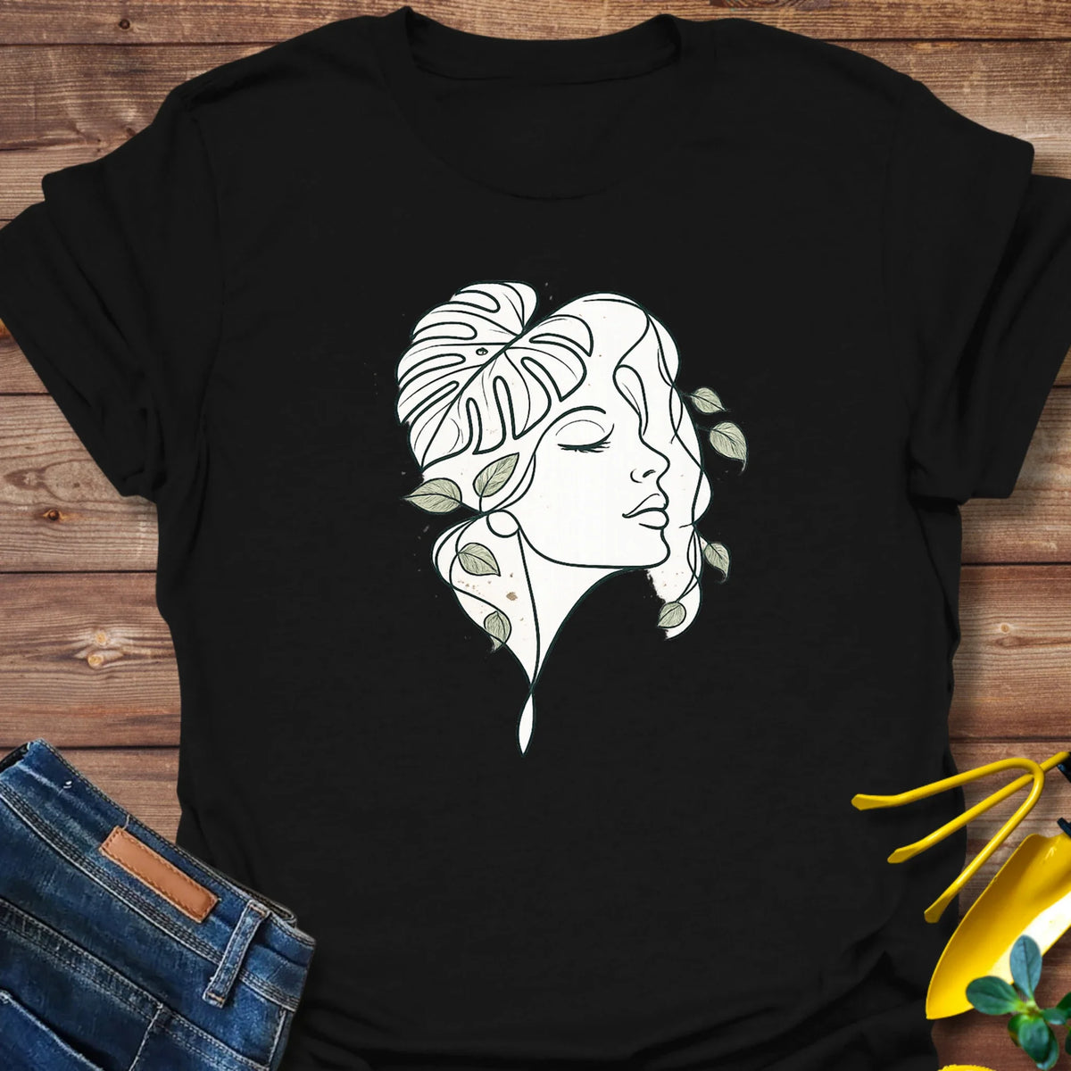 Floral Face T-Shirt product image 3