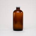 16 oz Amber Glass Keeper Bottle | Metal Cap