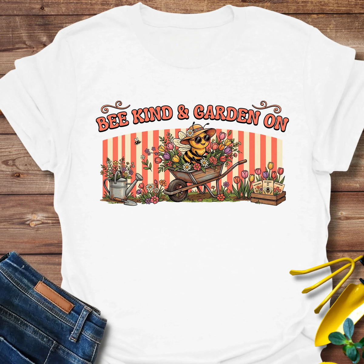 Bee Kind & Garden On T-Shirt product image 1