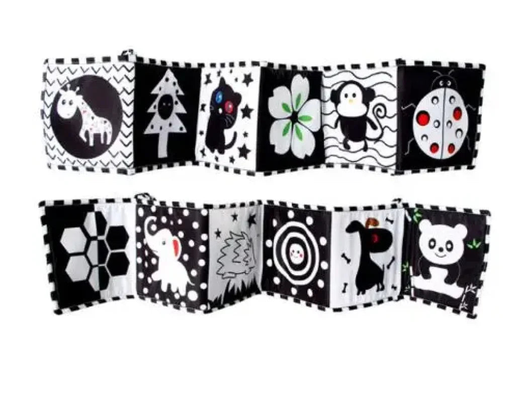 Black and White High Contrast Soft Book