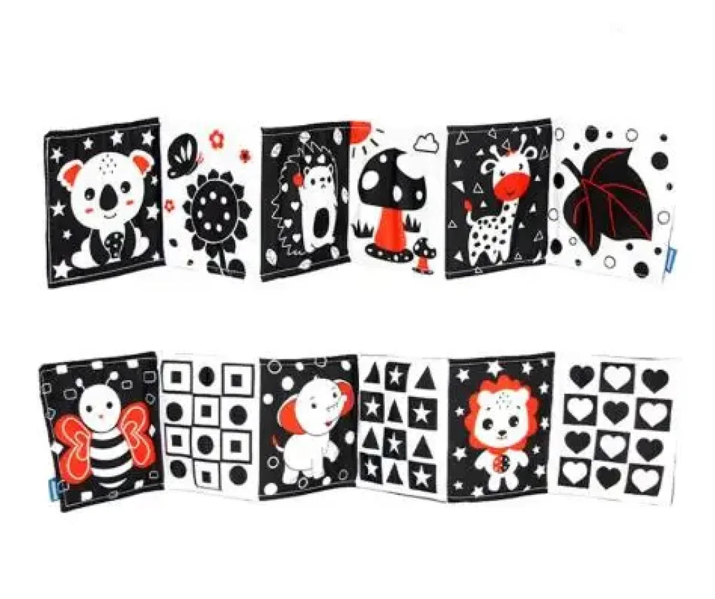 Black and White High Contrast Soft Book