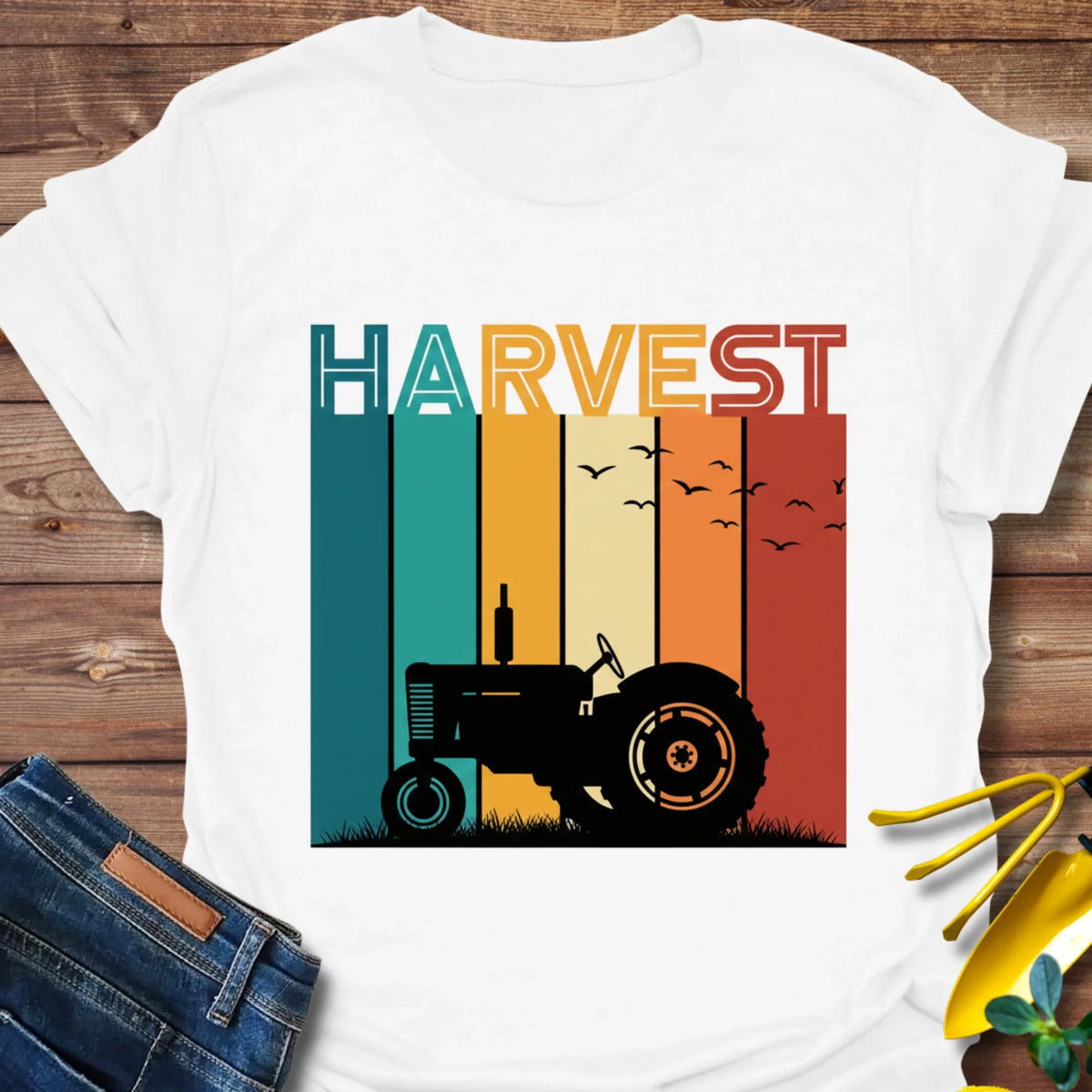 Harvest Tractor T-Shirt product image 3