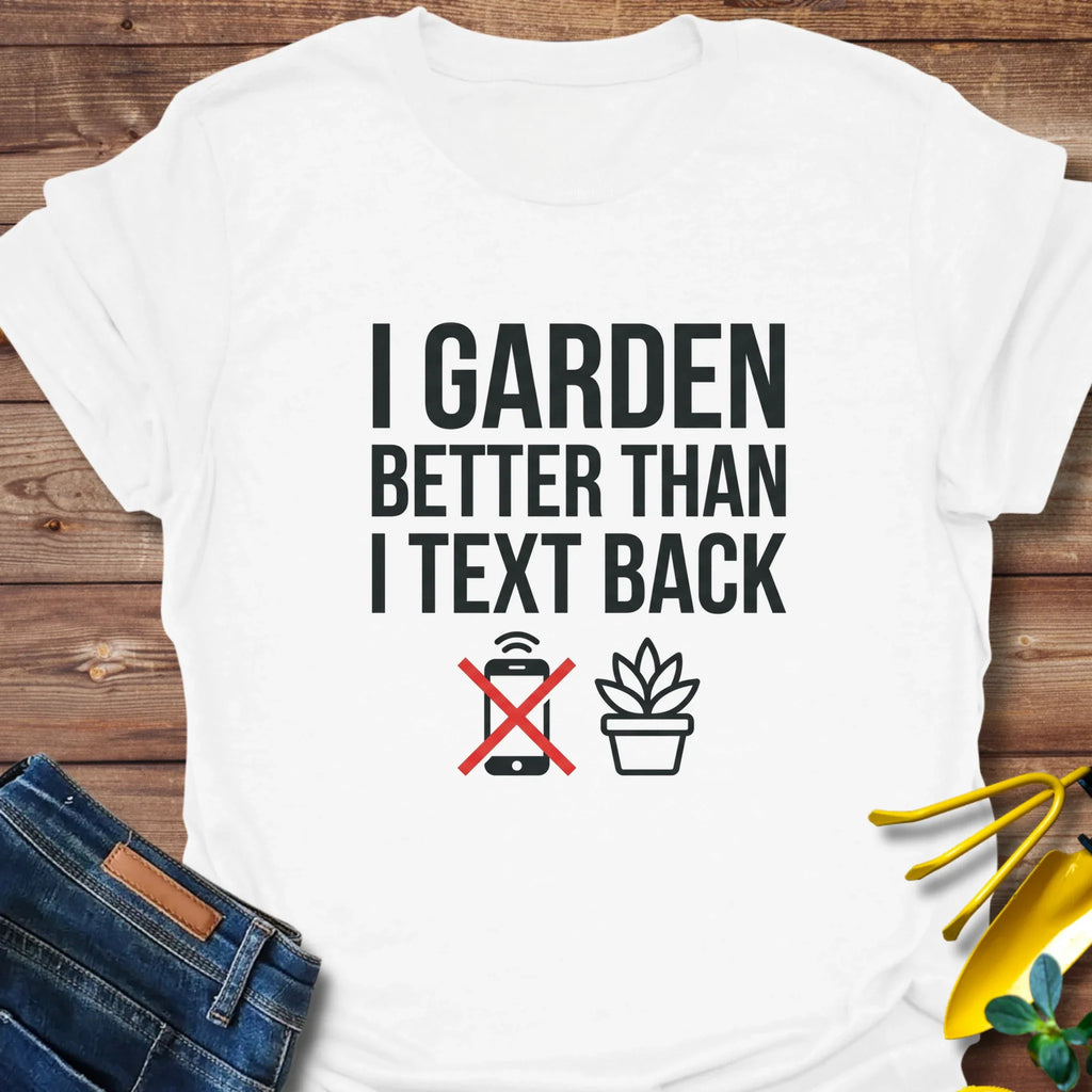 Garden Text T-Shirt product image 1