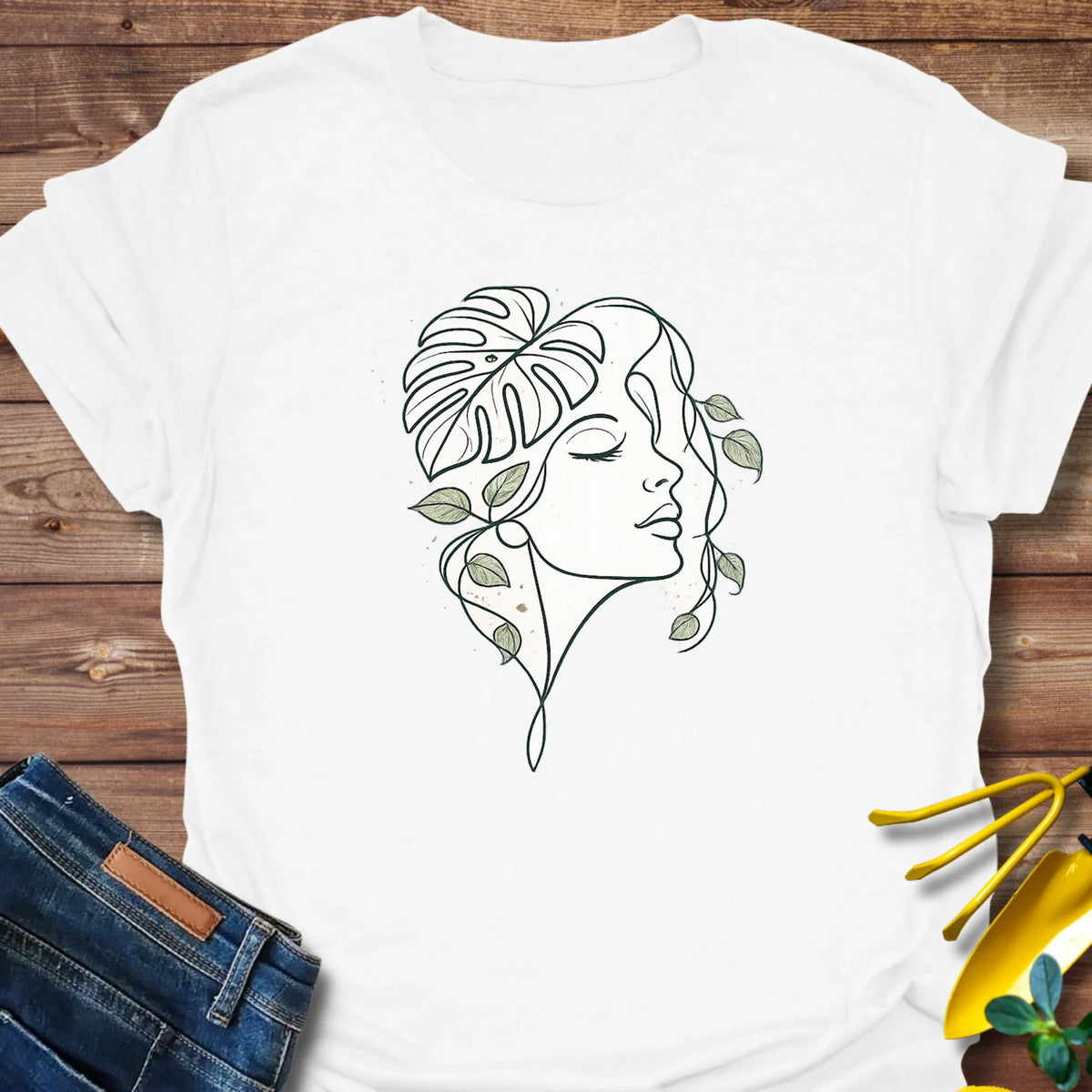 Floral Face T-Shirt product image 2