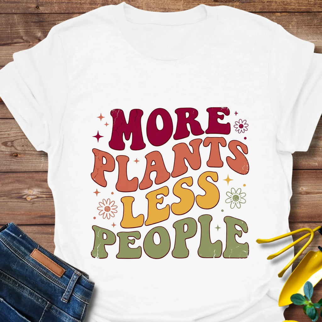 More Plants Less People T-Shirt product image 4