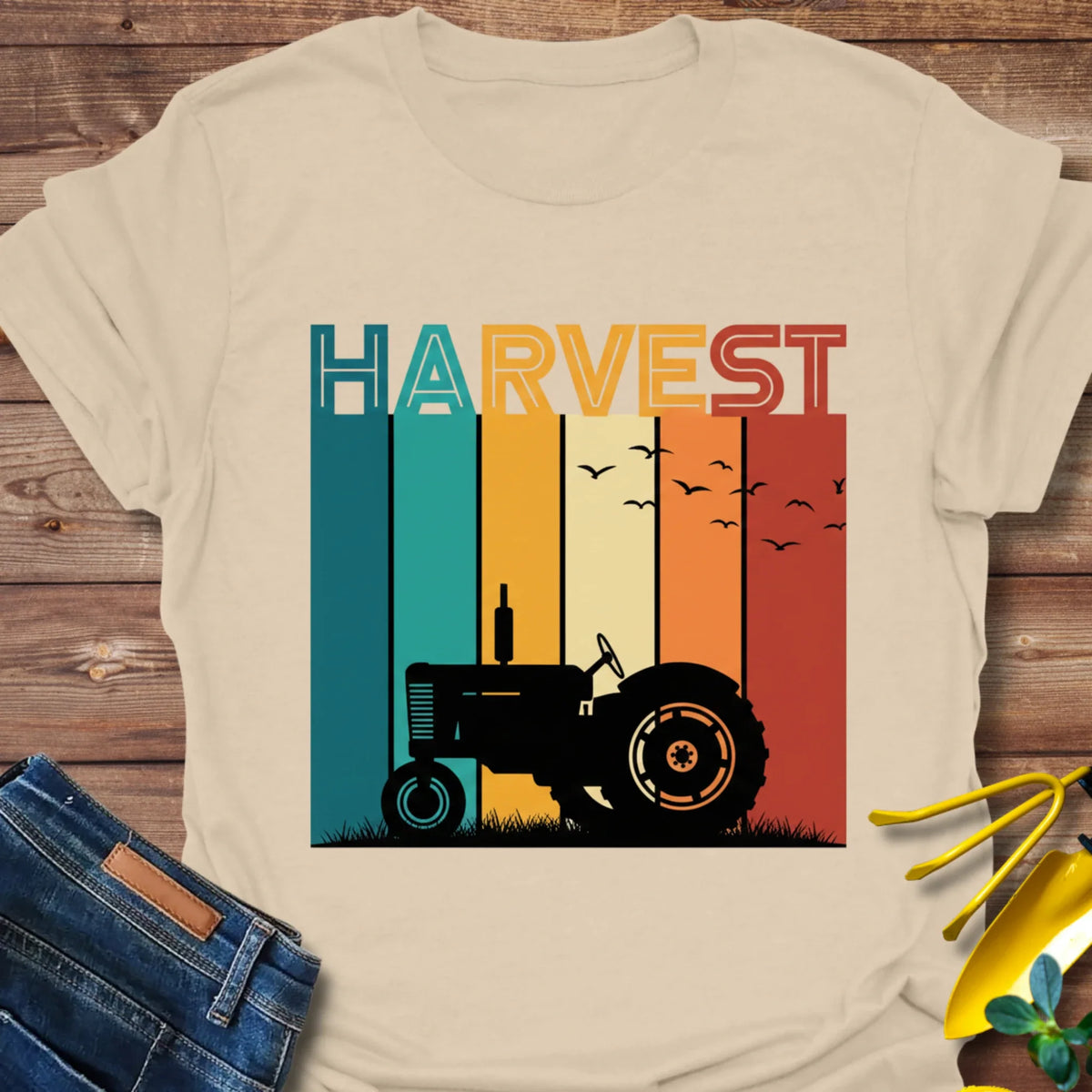 Harvest Tractor T-Shirt product image 7