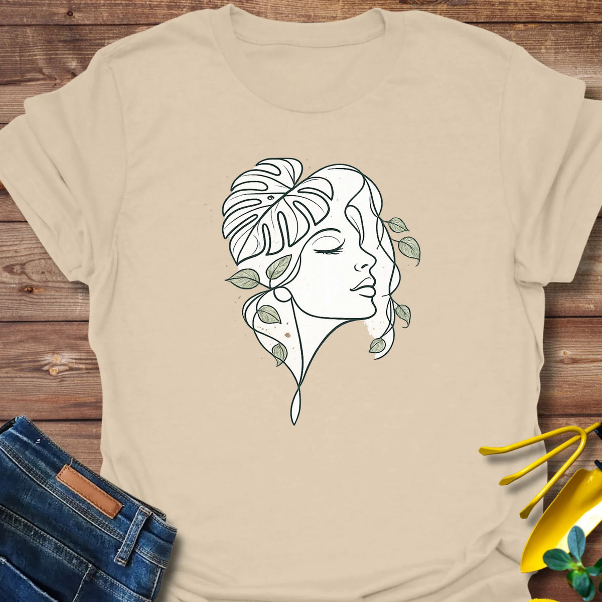 Floral Face T-Shirt product image 6