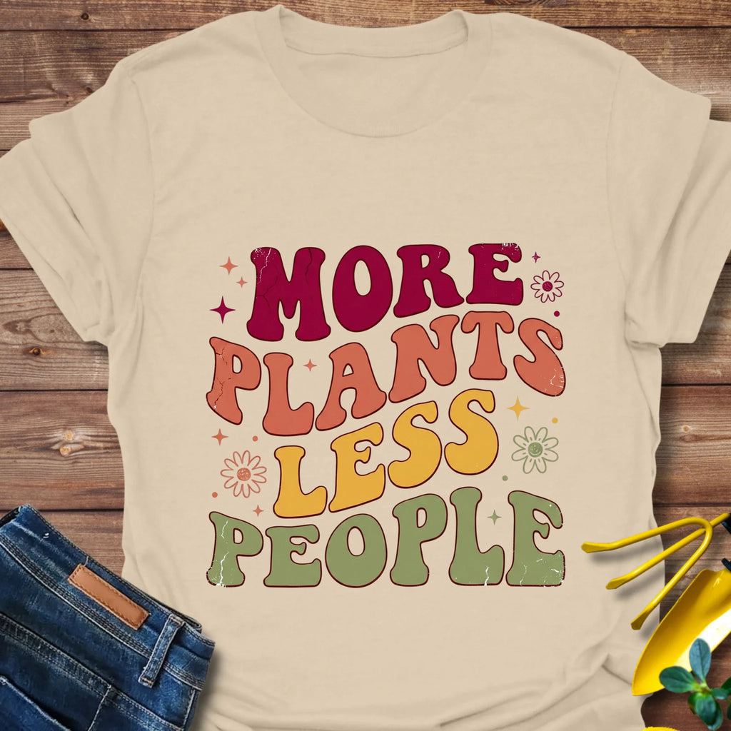 More Plants Less People T-Shirt product image 7