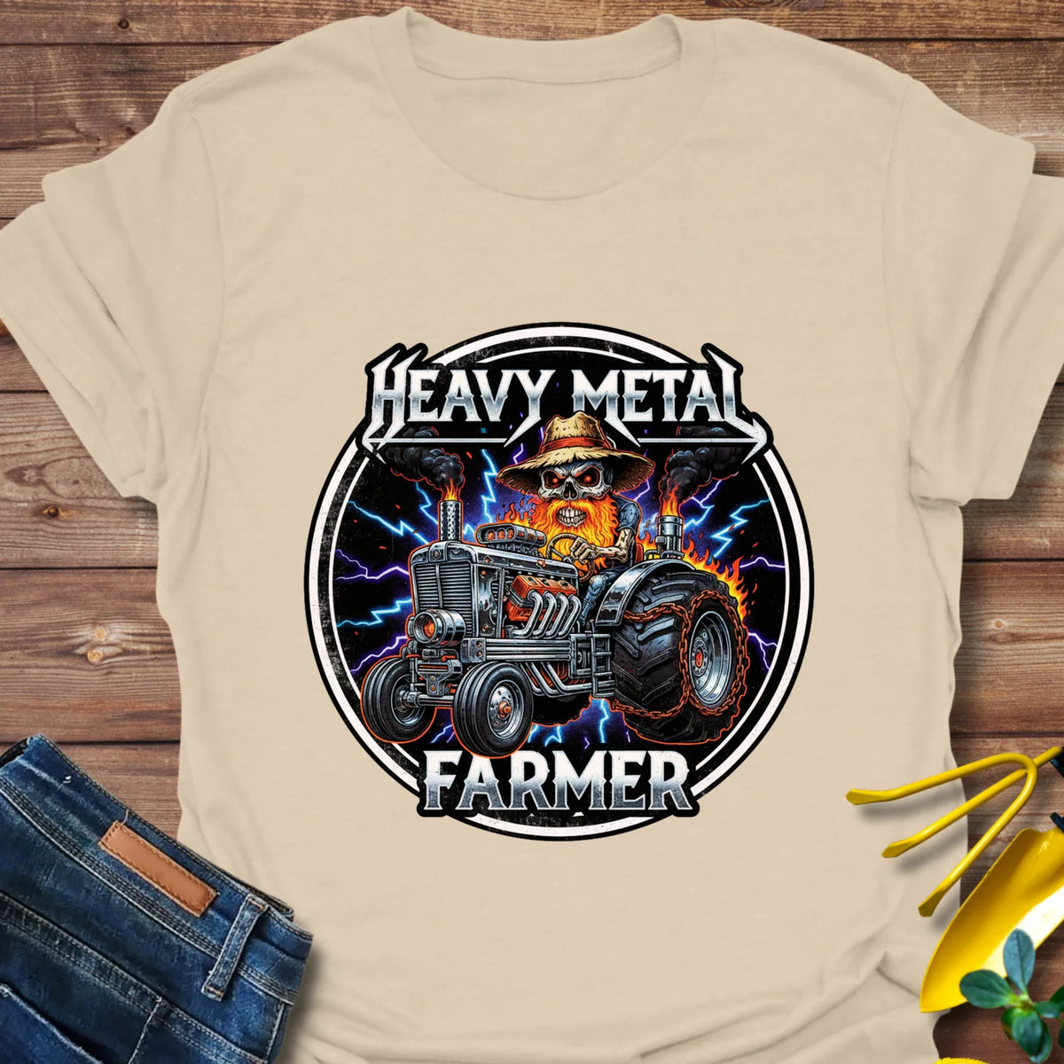 Heavy Metal Farmer T-Shirt product image 6
