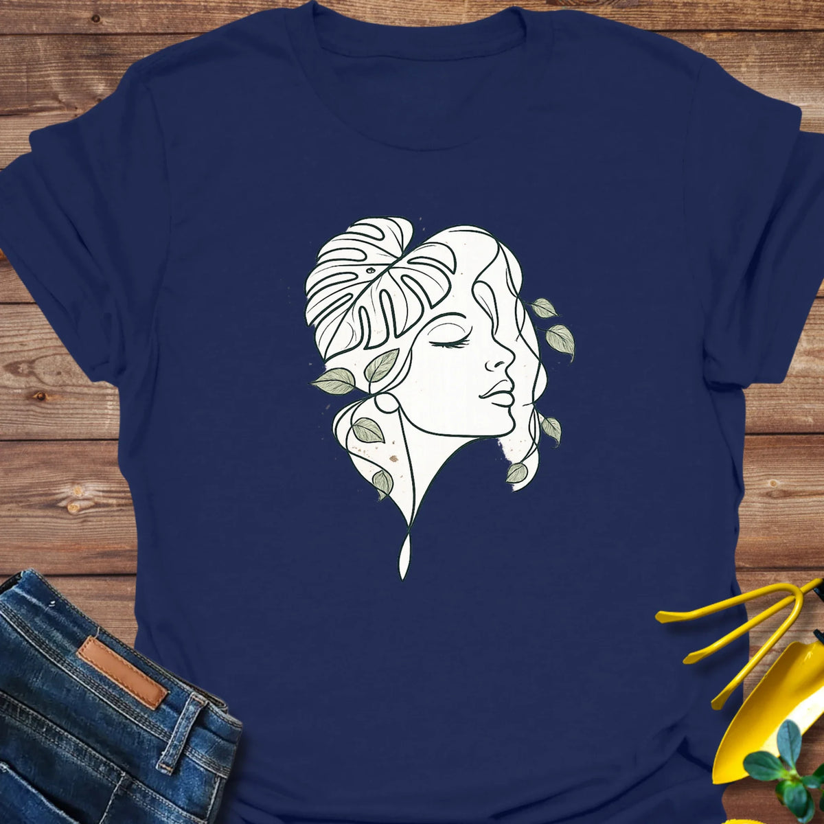 Floral Face T-Shirt product image 1