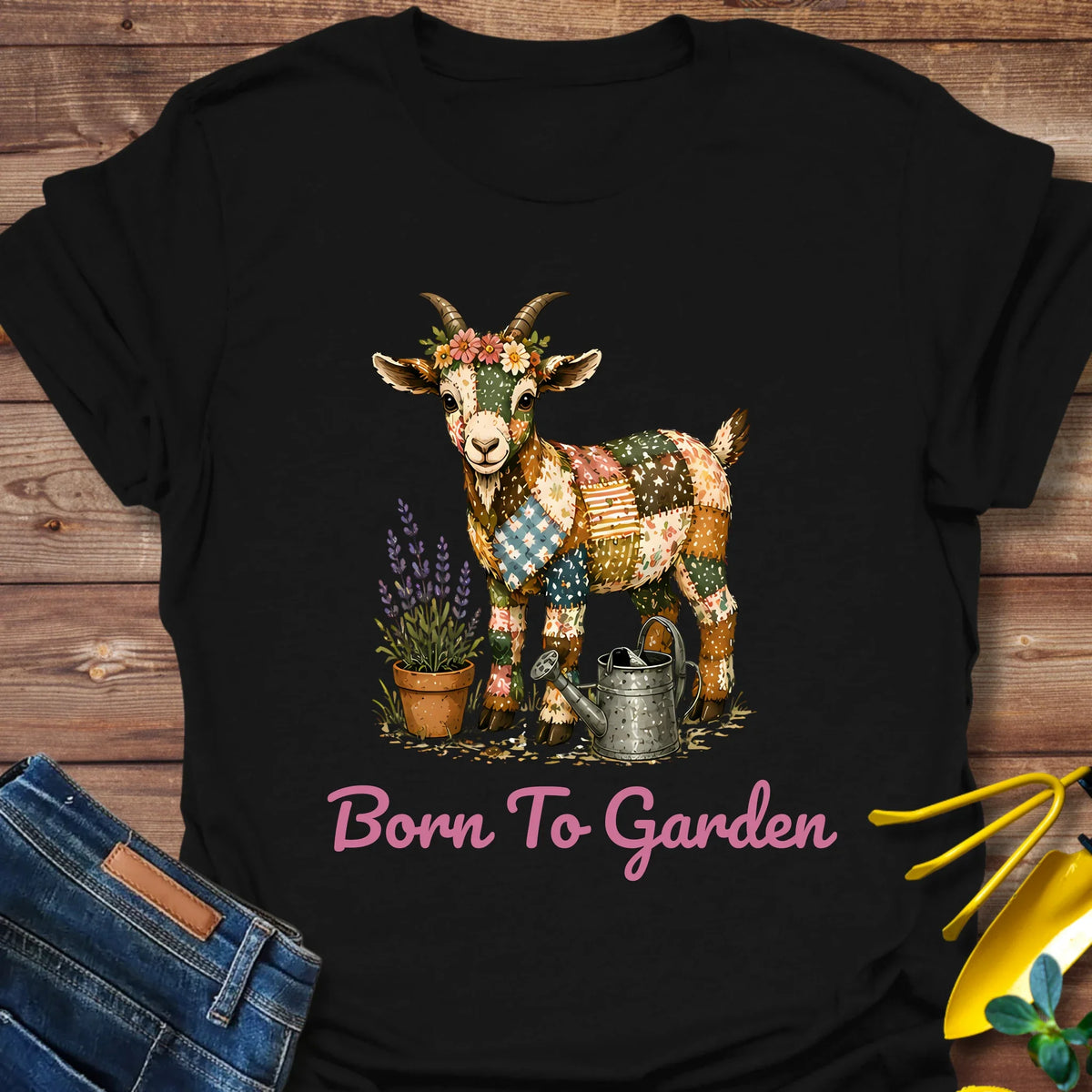 Goat Born To Garden T-Shirt product image 1