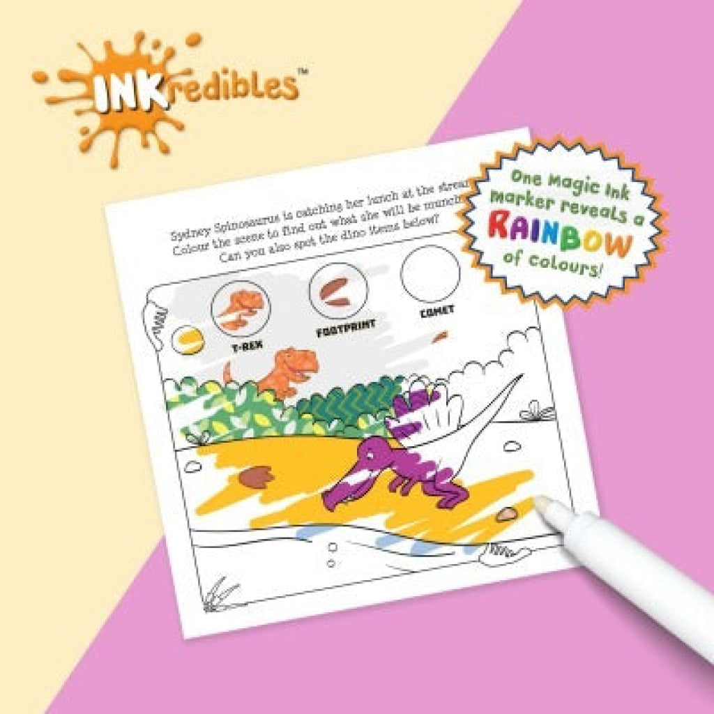Hinkler Inkredibles: Roarsome Dinosaurs Magic Ink Pictures (Revised)