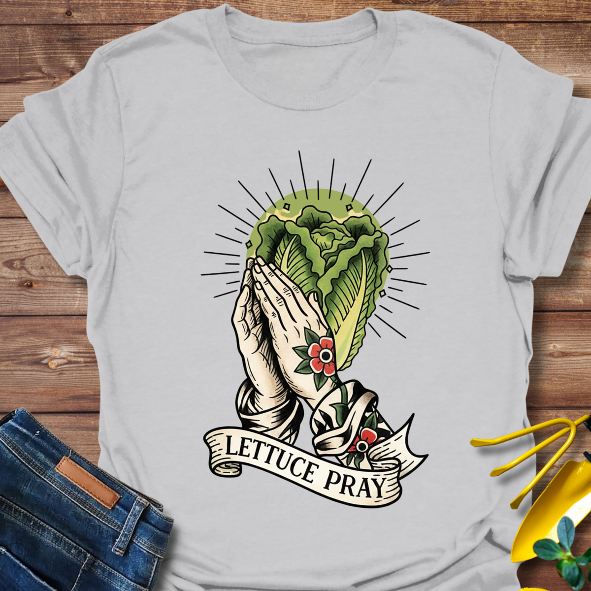 Lettuce Pray T-Shirt product image 4