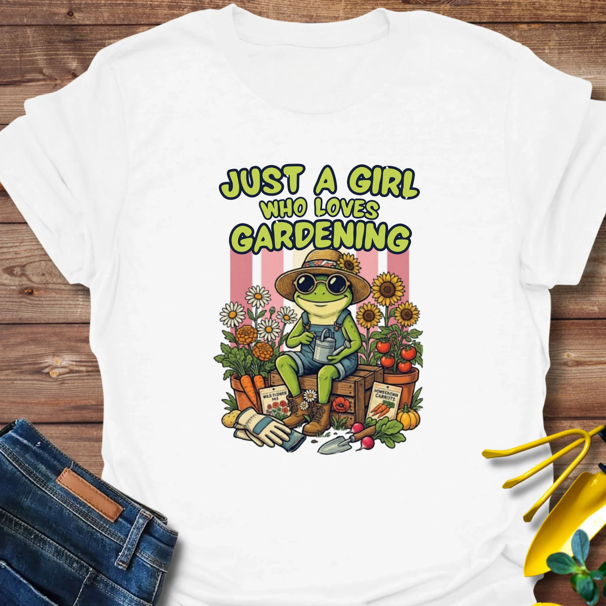 Just a Girl Who Loves Gardening T-Shirt product image 5