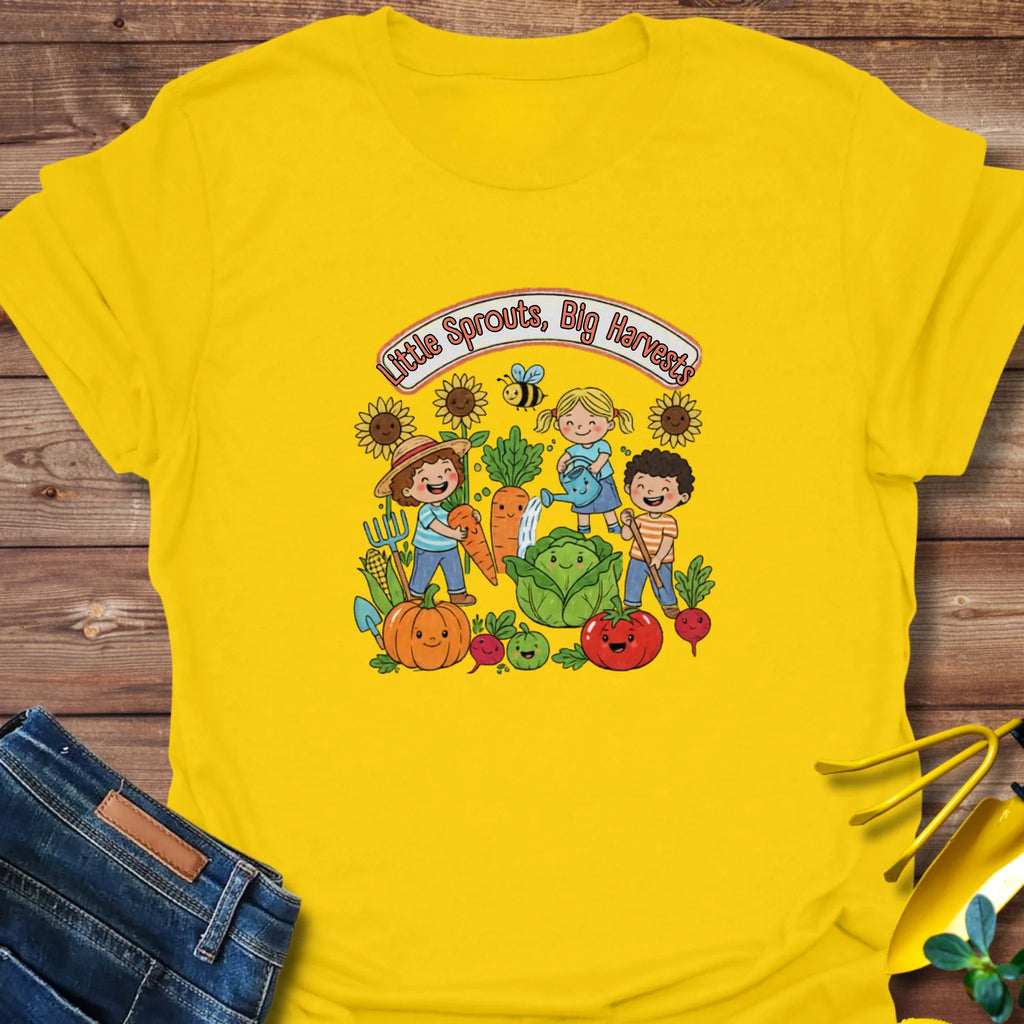 Little Sprouts, Big Harvests T-Shirt product image 3