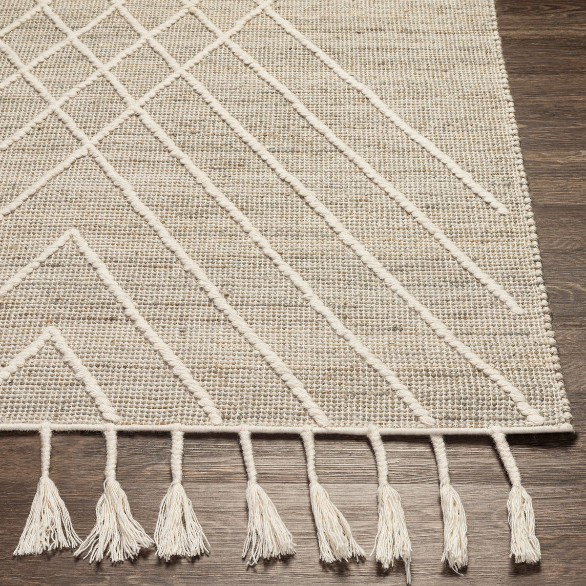 Timber Rug in Taupe
