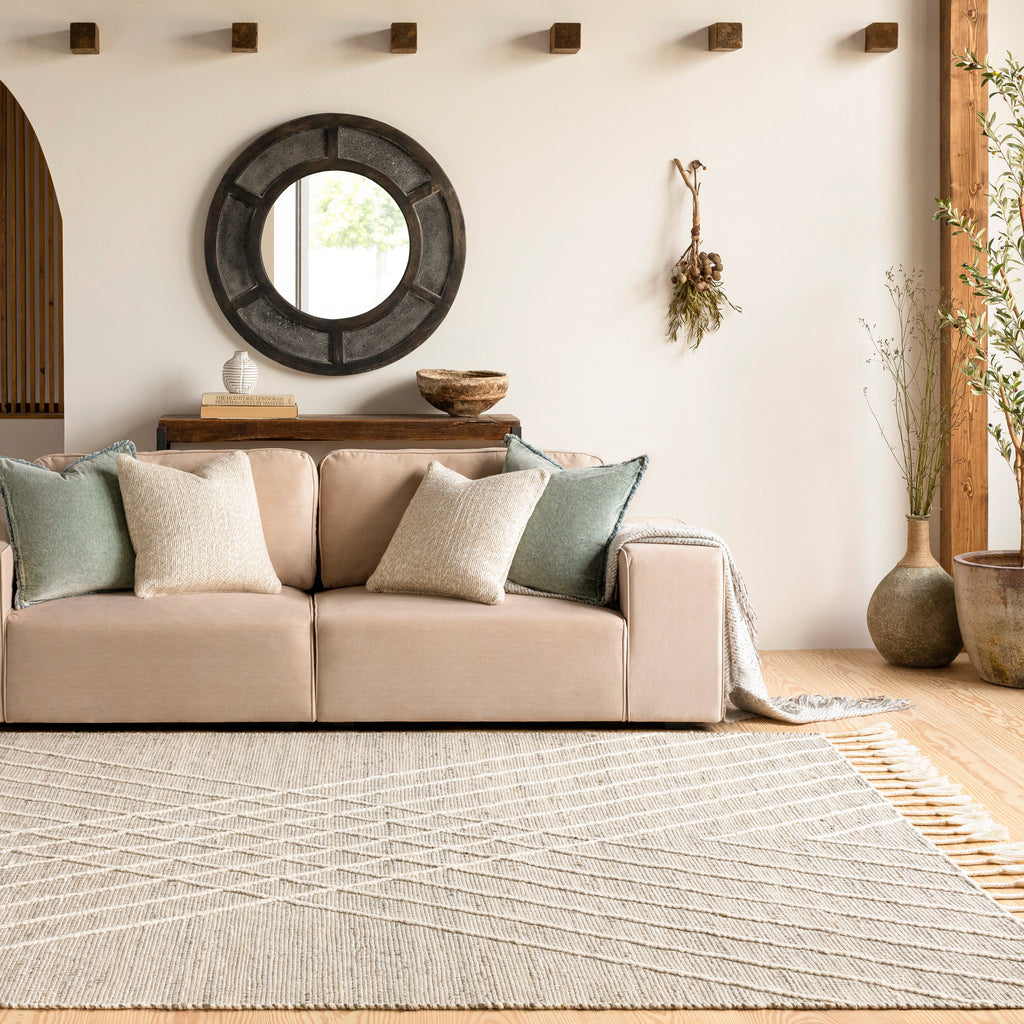 Timber Rug in Taupe