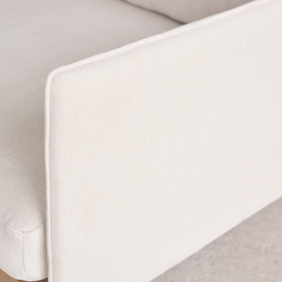 Pensive 2 Seater Fabric Sofa | Blonde Oak - Eva