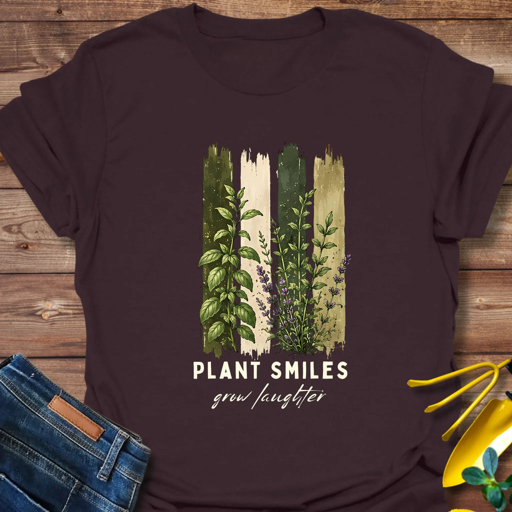 Plant Smiles Grow Laughter T-Shirt product image 1
