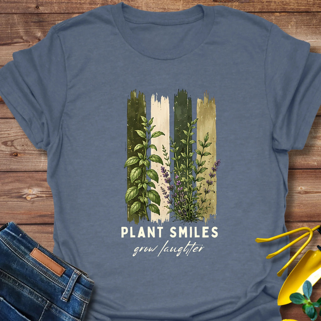 Plant Smiles Grow Laughter T-Shirt product image 2