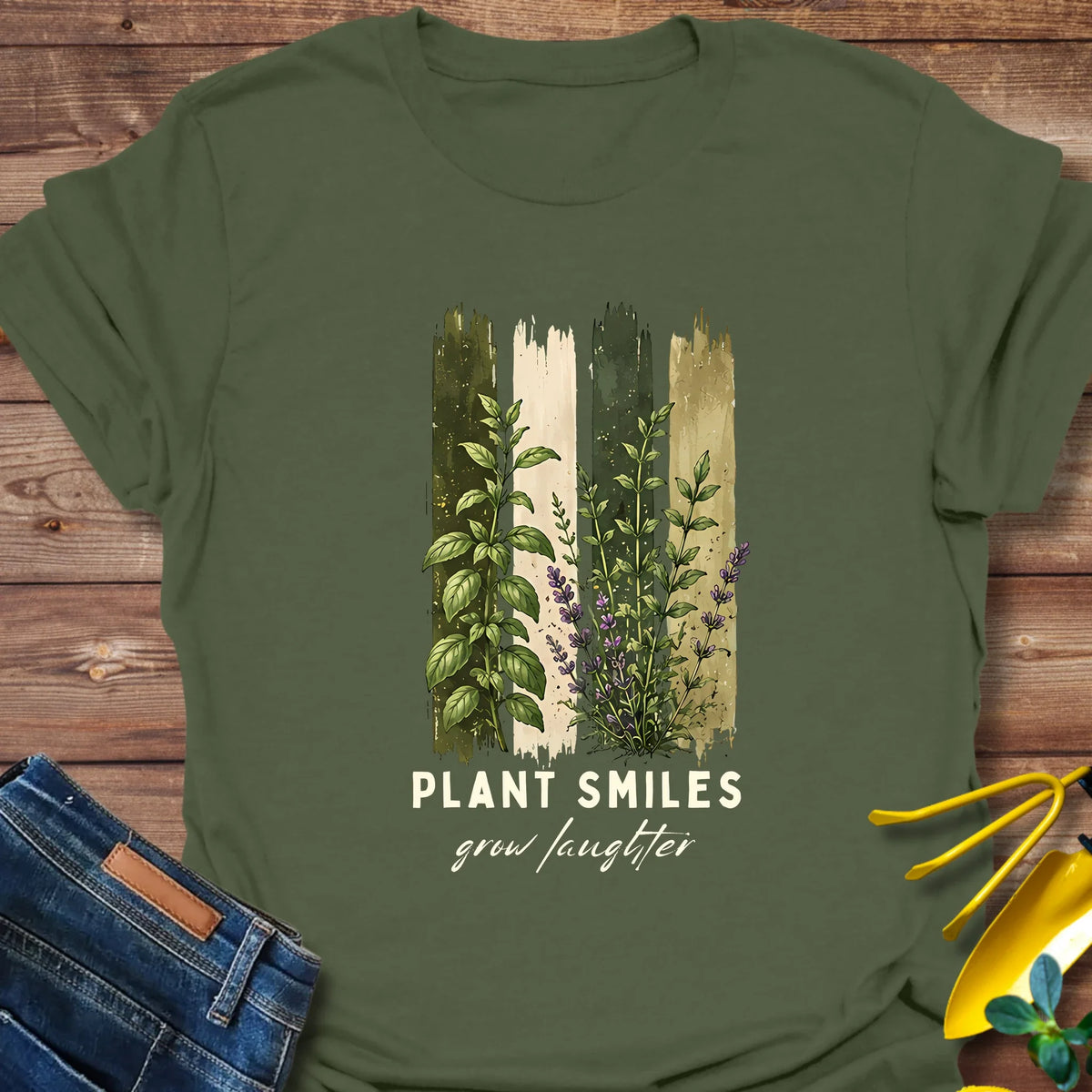 Plant Smiles Grow Laughter T-Shirt product image 6