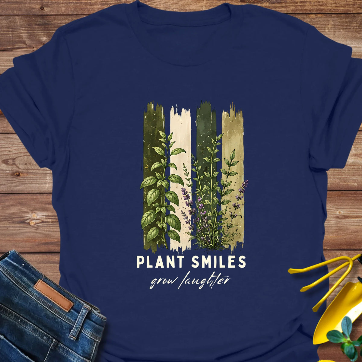 Plant Smiles Grow Laughter T-Shirt product image 3