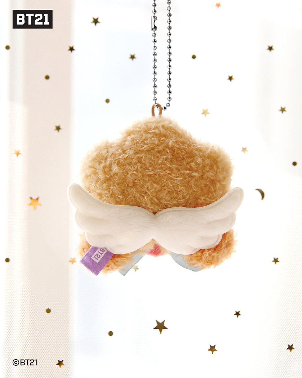 Monopoly BT21 Minini Plush Keyring [Angel]