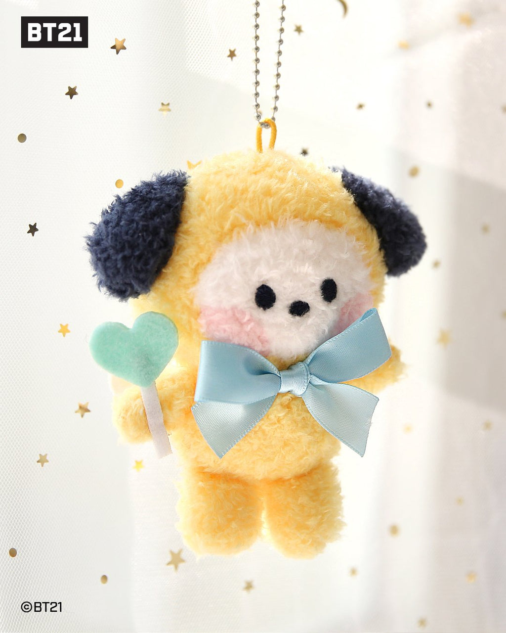 Monopoly BT21 Minini Plush Keyring [Angel]