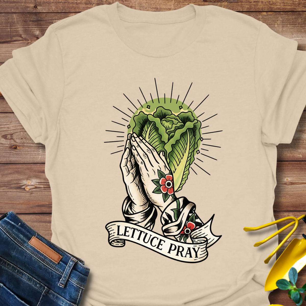 Lettuce Pray T-Shirt product image 5