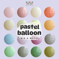 Pastel Balloon 12 inch 5 inch