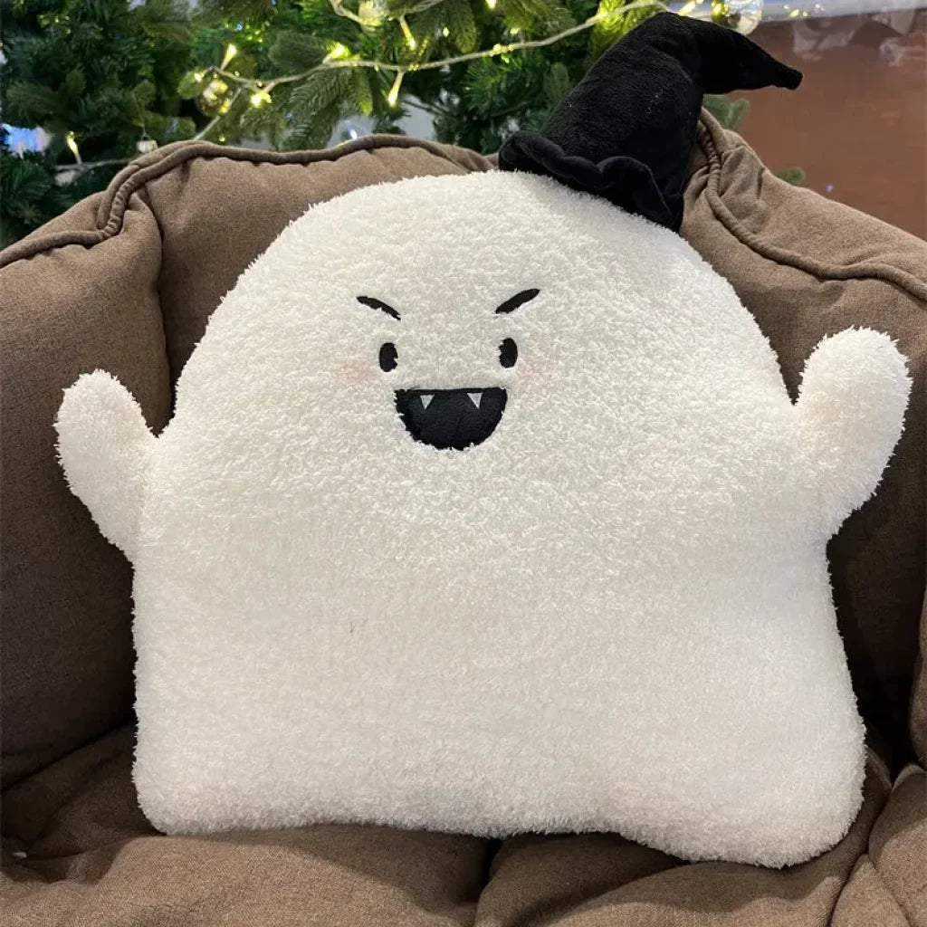 Soft Ghost Throw Pillow Plush Toy ANGRY
