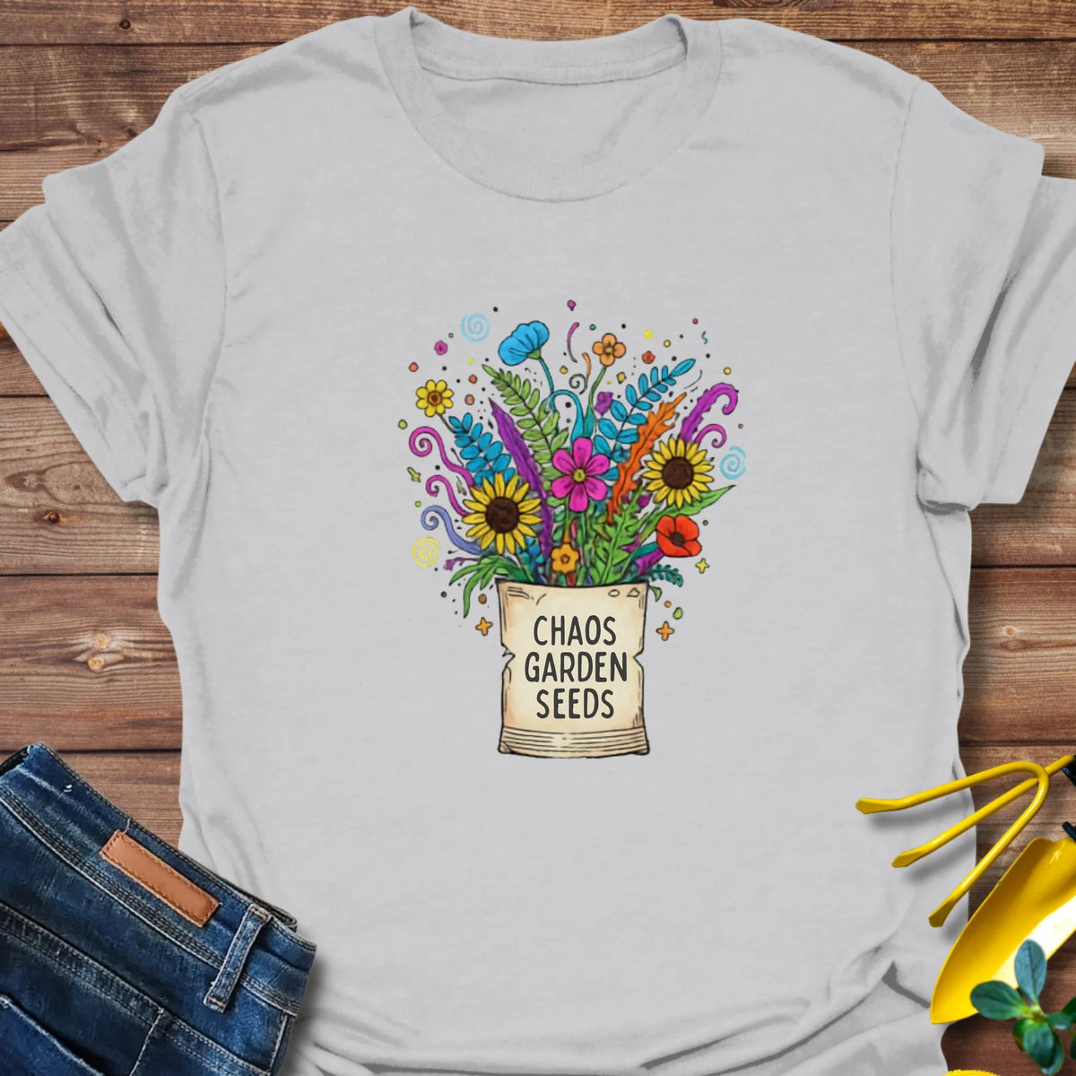 Sow Chaos, Grow Beauty T-Shirt product image 7