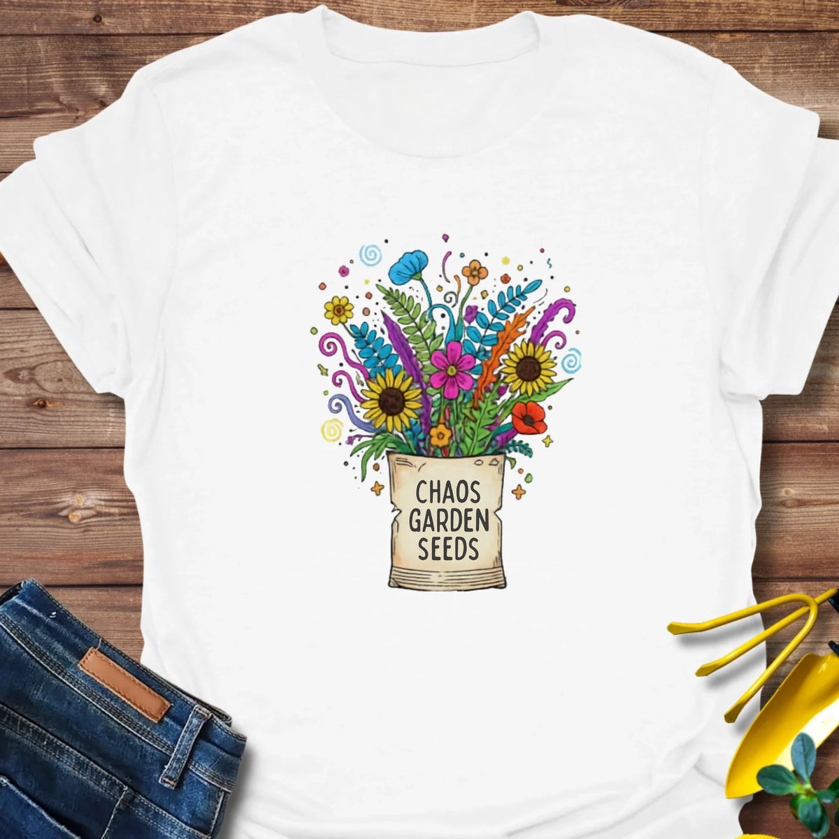 Sow Chaos, Grow Beauty T-Shirt product image 5