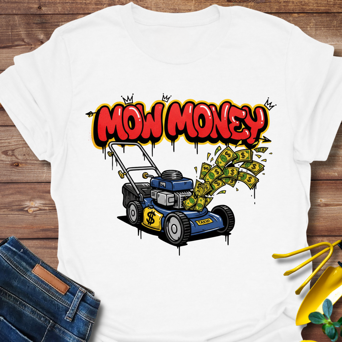 Mow Money$ T-Shirt product image 2